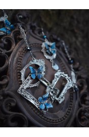 Hoshibako Works Glazed Butterfly Zn-Mg Alloy Ring Earing and Necklaces(Limited Pre-Order/Full Payment Without Shipping)